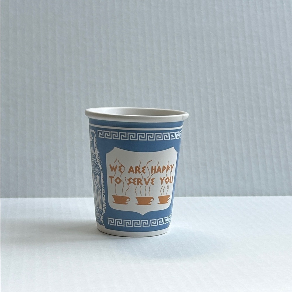 Classic New York Happy To Serve You Ceramic Cup